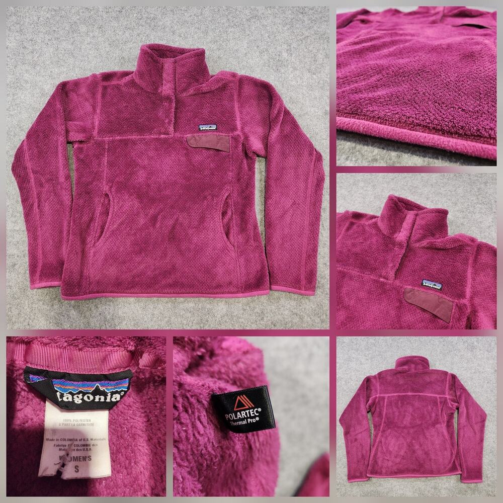 Patagonia Re-Tool Snap T Pullover Womens Small Polartec Thermal Fleece Jacket